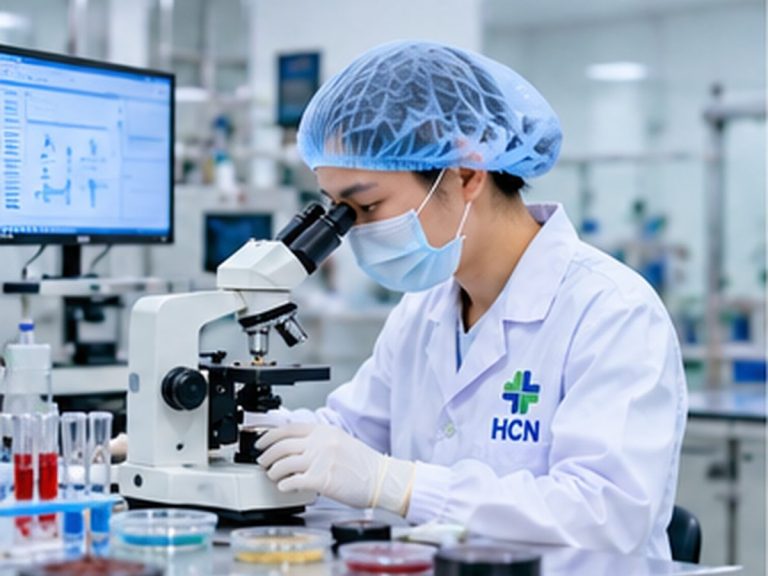 Gia công cao khô tại nhà máy HCN Pharma