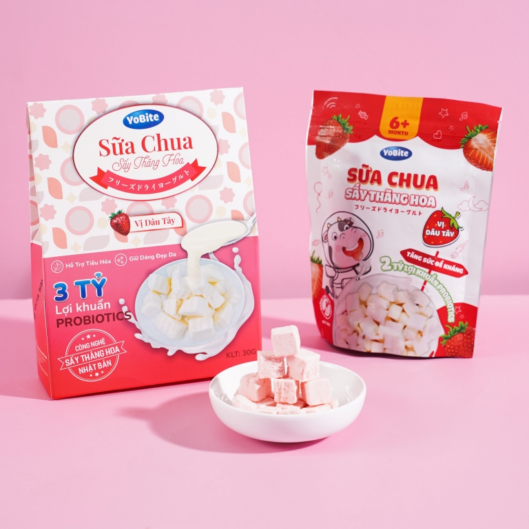 sữa chua sấy thăng hoa