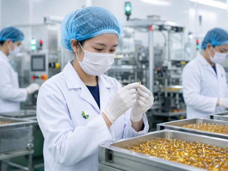 Gia công bột hoa tại nhà máy HCN Pharma