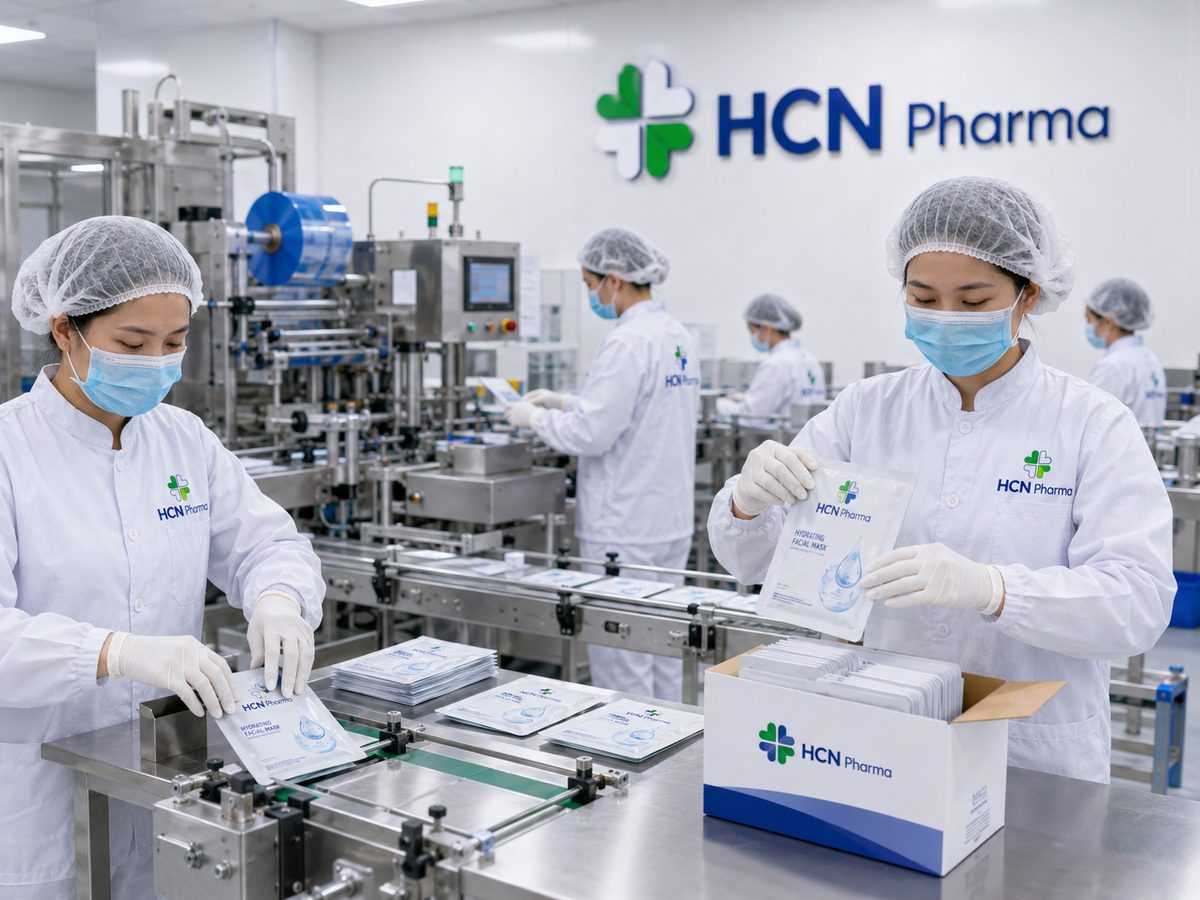 Gia công kem dưỡng tóc hư tổn tại nhà máy HCN Pharma