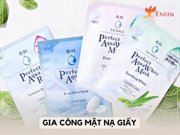 Gia công mặt nạ giấy