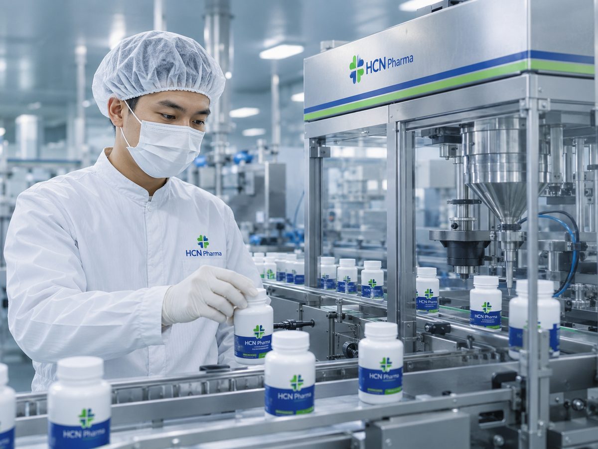 Gia công sữa dưỡng trắng da tại nhà máy HCN Pharma