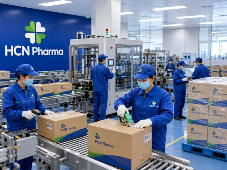 Gia công snack trái cây tại nhà máy HCN Pharma