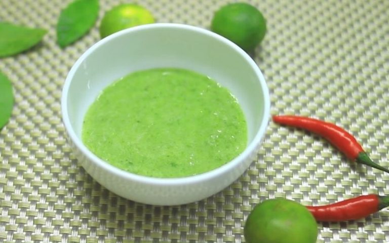 sốt chấm hải sản xanh