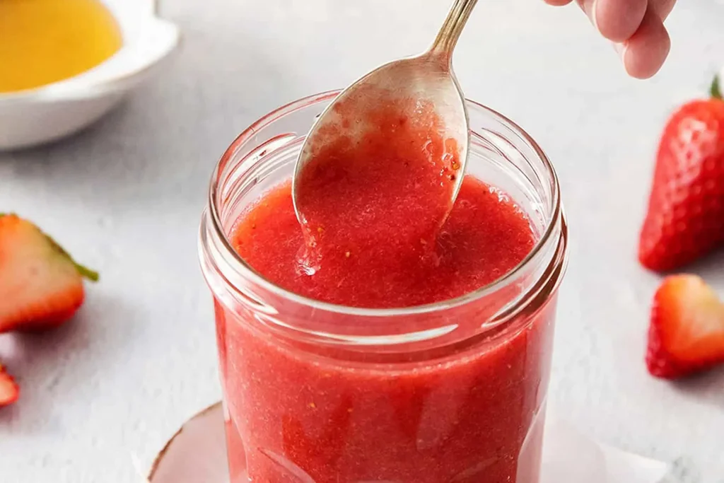 Gia công sốt dâu tây