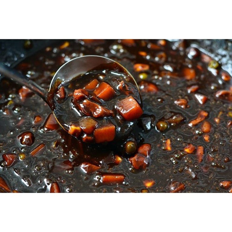 sốt tương đen
