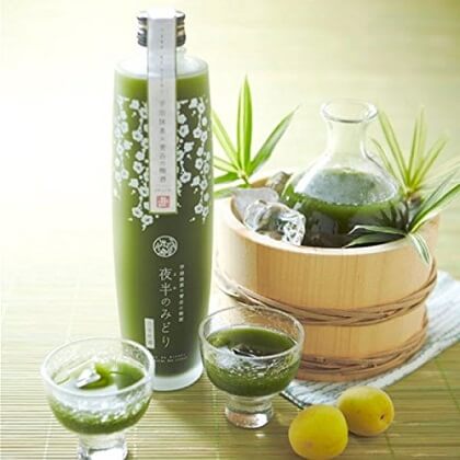 Gia công rượu mơ pha trà xanh