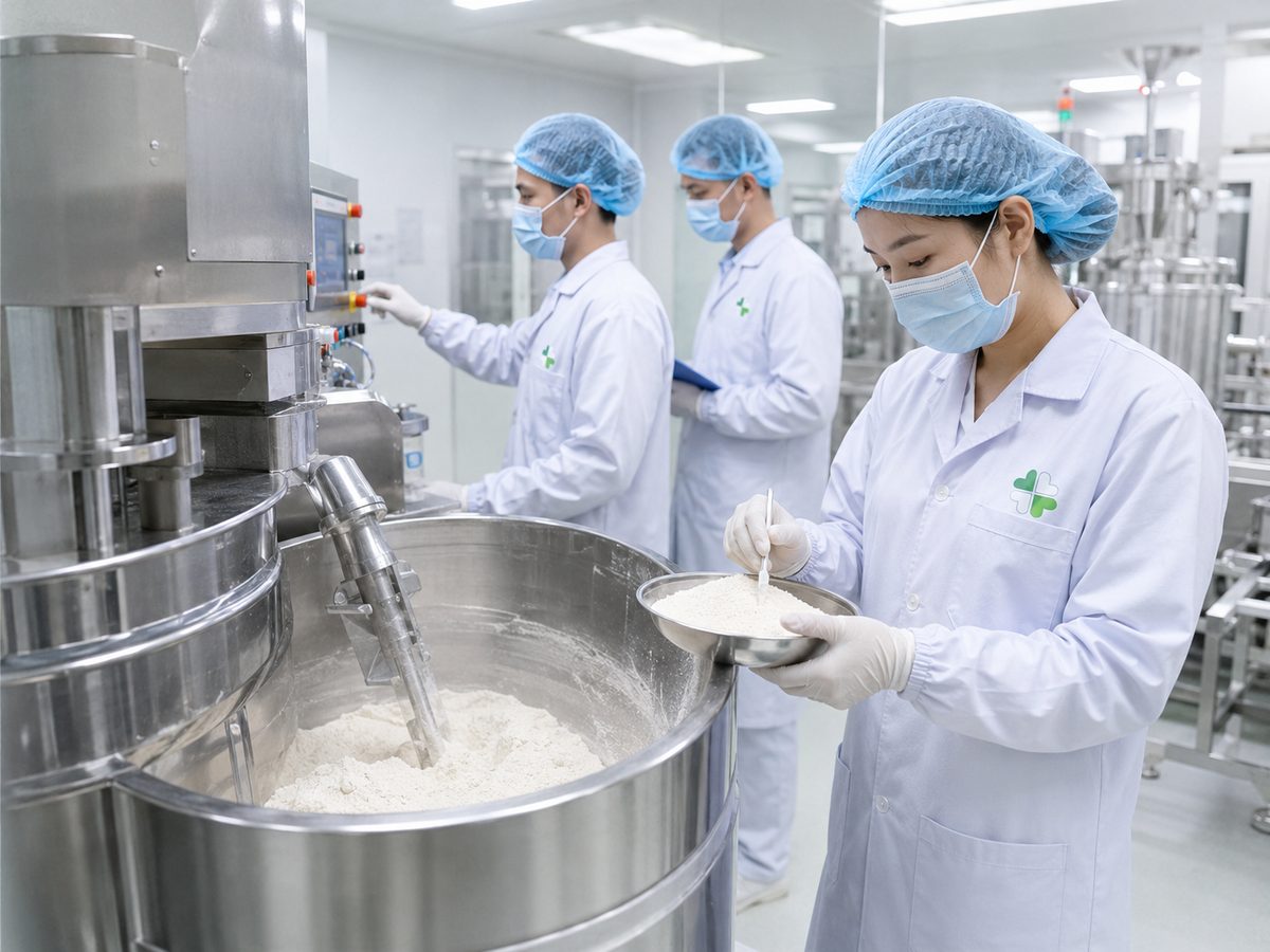 Gia công chiết xuất thảo dược theo tiêu chuẩn hàm lượng tại nhà máy HCN Pharma
