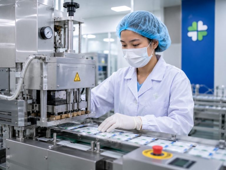 Gia công snack hạt tại nhà máy HCN Pharma