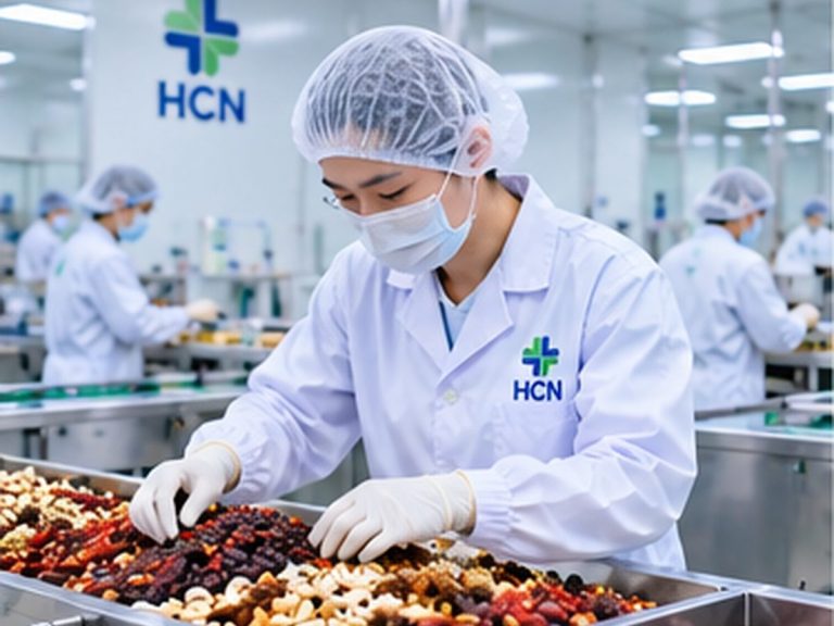 Gia công súp ăn liền tại nhà máy HCN Pharma