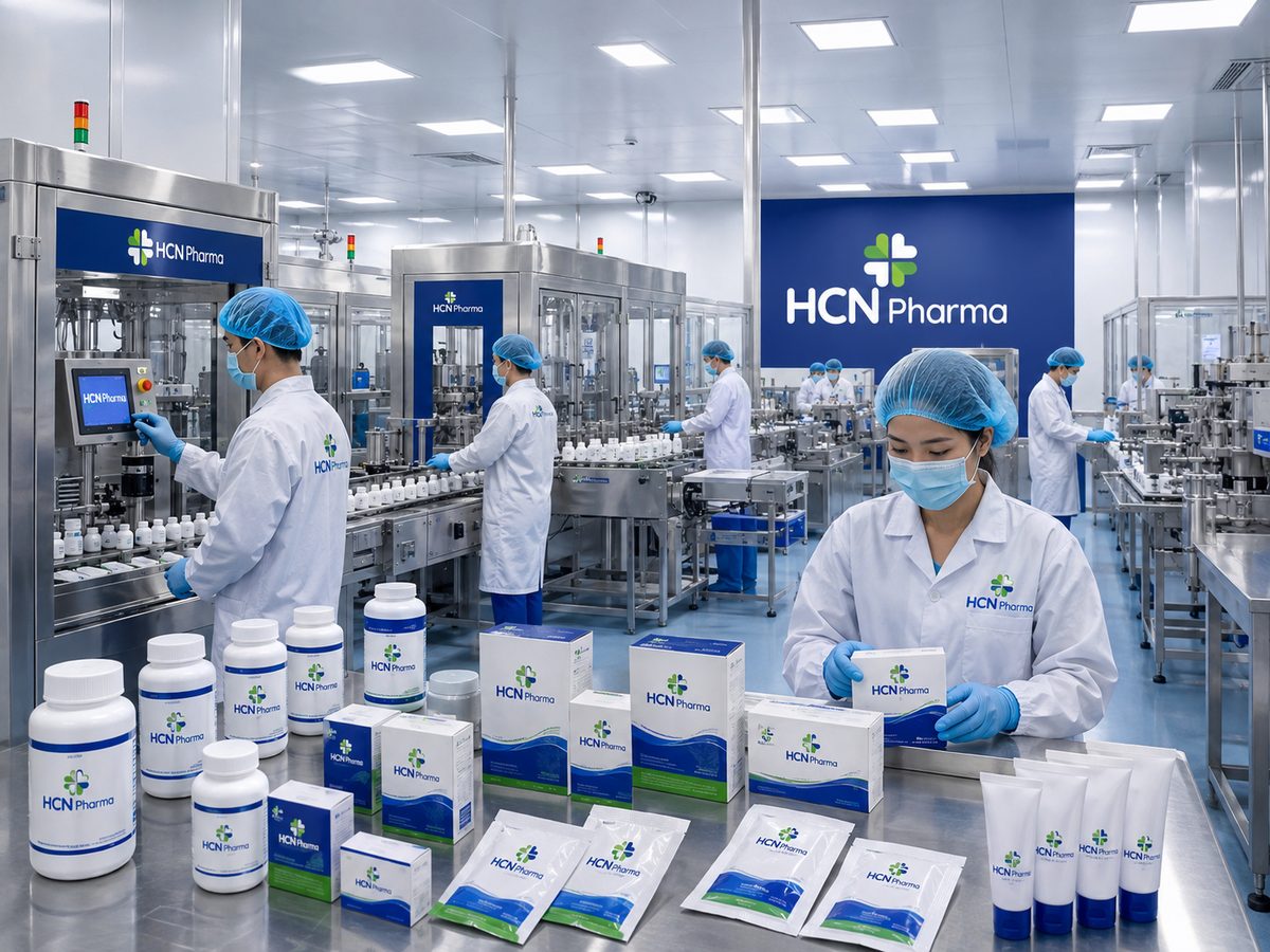 Gia công cà phê drip tại nhà máy HCN Pharma