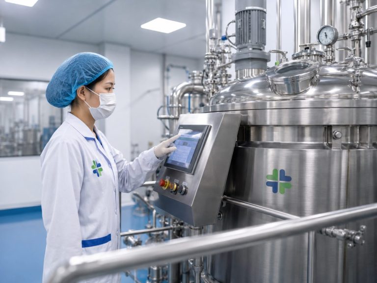 Cô đặc dịch chiết tại nhà máy HCN Pharma
