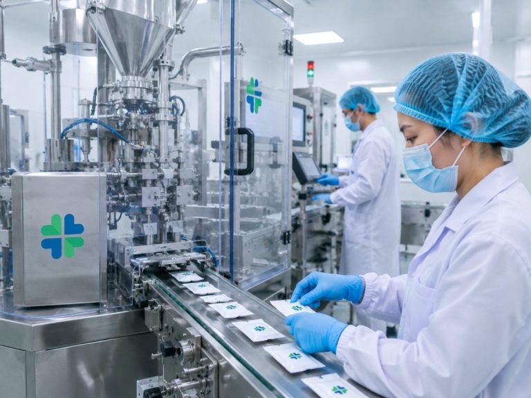 Gia công trà thảo mộc tại nhà máy HCN Pharma
