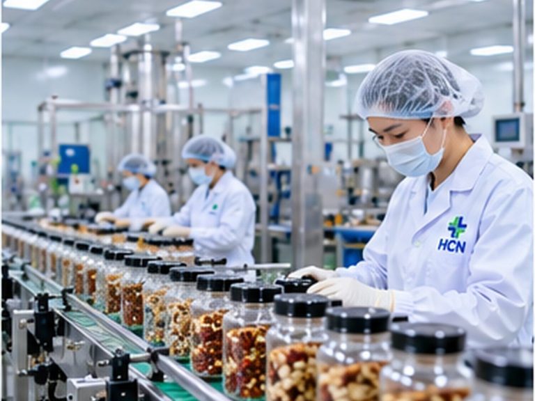 Gia công mì ăn liền tại nhà máy HCN Pharma